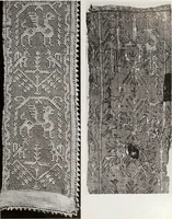 An illustration from Antiche trine italiane : trine ad ago (1908)