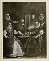 An illustration from Antiche trine italiane : trine ad ago (1908)
