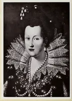 An illustration from Antiche trine italiane : trine ad ago (1908)