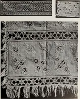 An illustration from Antiche trine italiane : trine ad ago (1908)