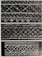 An illustration from Antiche trine italiane : trine ad ago (1908)