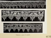 An illustration from Antiche trine italiane : trine ad ago (1908)