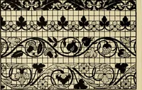 An illustration from Antiche trine italiane : trine ad ago (1908)