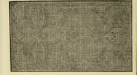 An illustration from Antiche trine italiane : trine ad ago (1908)