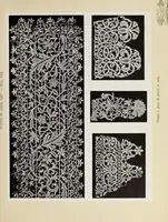 An illustration from Antiche trine italiane : trine ad ago (1908)