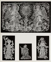An illustration from Antiche trine italiane : trine ad ago (1908)