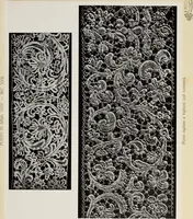An illustration from Antiche trine italiane : trine ad ago (1908)