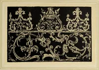 An illustration from Antiche trine italiane : trine ad ago (1908)