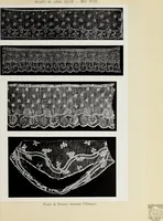 An illustration from Antiche trine italiane : trine ad ago (1908)