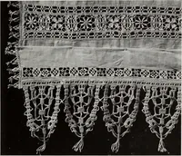 An illustration from Antiche trine italiane : trine ad ago (1908)