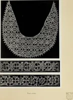 An illustration from Antiche trine italiane : trine ad ago (1908)