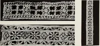 An illustration from Antiche trine italiane : trine ad ago (1908)