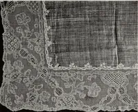 An illustration from Antiche trine italiane : trine ad ago (1908)