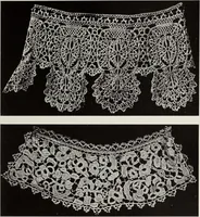 An illustration from Antiche trine italiane : trine ad ago (1908)