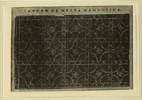 An illustration from Antiche trine italiane : trine ad ago (1908)