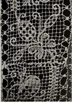 An illustration from Antiche trine italiane : trine ad ago (1908)