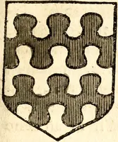 An illustration from The antient usage in bearing of such ensigns of honour as are commonly call'd arms. With a catalogue of the present nobility and baronets of England (1682)