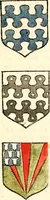 Picture 8 of 11 from The antient usage in bearing of such ensigns of honour as are commonly call'd arms. With a catalogue of the present nobility and baronets of England (1682), leaf 33