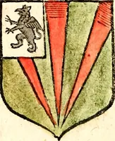 An illustration from The antient usage in bearing of such ensigns of honour as are commonly call'd arms. With a catalogue of the present nobility and baronets of England (1682)