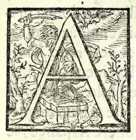 An illustration from Antiloco : tragicomedia (1594)