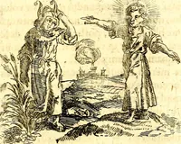 Picture 40 of 87 from Antipathia Amoris Divini et Humani duobus Libris comprehensa, per themata et sententias, insuper et Figuras aeneas, adjectis versibus Gallicis et Hispanicis, illustrata, antehac Antuerpiae Typis data (1694), leaf 100