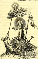 Picture 50 of 87 from Antipathia Amoris Divini et Humani duobus Libris comprehensa, per themata et sententias, insuper et Figuras aeneas, adjectis versibus Gallicis et Hispanicis, illustrata, antehac Antuerpiae Typis data (1694), leaf 124