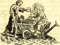 Picture 59 of 87 from Antipathia Amoris Divini et Humani duobus Libris comprehensa, per themata et sententias, insuper et Figuras aeneas, adjectis versibus Gallicis et Hispanicis, illustrata, antehac Antuerpiae Typis data (1694), leaf 142