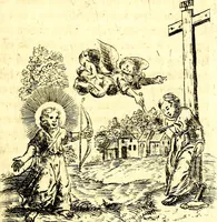 Picture 66 of 87 from Antipathia Amoris Divini et Humani duobus Libris comprehensa, per themata et sententias, insuper et Figuras aeneas, adjectis versibus Gallicis et Hispanicis, illustrata, antehac Antuerpiae Typis data (1694), leaf 156