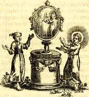 Picture 78 of 87 from Antipathia Amoris Divini et Humani duobus Libris comprehensa, per themata et sententias, insuper et Figuras aeneas, adjectis versibus Gallicis et Hispanicis, illustrata, antehac Antuerpiae Typis data (1694), leaf 180