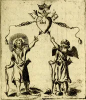 Picture 4 of 87 from Antipathia Amoris Divini et Humani duobus Libris comprehensa, per themata et sententias, insuper et Figuras aeneas, adjectis versibus Gallicis et Hispanicis, illustrata, antehac Antuerpiae Typis data (1694), leaf 30