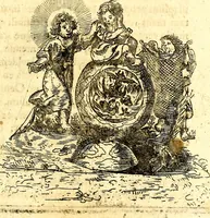 Picture 26 of 87 from Antipathia Amoris Divini et Humani duobus Libris comprehensa, per themata et sententias, insuper et Figuras aeneas, adjectis versibus Gallicis et Hispanicis, illustrata, antehac Antuerpiae Typis data (1694), leaf 72