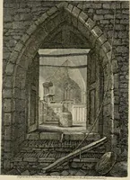 An illustration from The antiquarian itinerary, comprising specimens of architecture, monastic, castellated, and domestic; with other vestiges of antiquity in Great Britain. Accompanied with descriptions (1815)