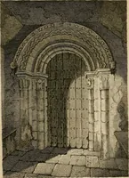 An illustration from The antiquarian itinerary, comprising specimens of architecture, monastic, castellated, and domestic; with other vestiges of antiquity in Great Britain. Accompanied with descriptions (1815)