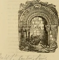 An illustration from The antiquarian itinerary, comprising specimens of architecture, monastic, castellated, and domestic; with other vestiges of antiquity in Great Britain. Accompanied with descriptions (1815)