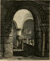 An illustration from The antiquarian itinerary, comprising specimens of architecture, monastic, castellated, and domestic; with other vestiges of antiquity in Great Britain. Accompanied with descriptions (1815)