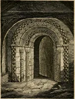 An illustration from The antiquarian itinerary, comprising specimens of architecture, monastic, castellated, and domestic; with other vestiges of antiquity in Great Britain. Accompanied with descriptions (1815)
