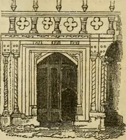 An illustration from The antiquarian itinerary, comprising specimens of architecture, monastic, castellated, and domestic; with other vestiges of antiquity in Great Britain. Accompanied with descriptions (1815)