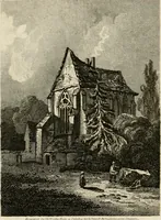 An illustration from The antiquarian itinerary, comprising specimens of architecture, monastic, castellated, and domestic; with other vestiges of antiquity in Great Britain. Accompanied with descriptions (1815)
