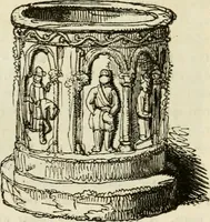 An illustration from The antiquarian itinerary, comprising specimens of architecture, monastic, castellated, and domestic; with other vestiges of antiquity in Great Britain. Accompanied with descriptions (1815)