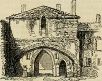 An illustration from The antiquarian itinerary, comprising specimens of architecture, monastic, castellated, and domestic; with other vestiges of antiquity in Great Britain. Accompanied with descriptions (1815)