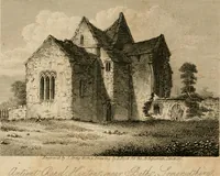 An illustration from The antiquarian itinerary, comprising specimens of architecture, monastic, castellated, and domestic; with other vestiges of antiquity in Great Britain. Accompanied with descriptions (1815)