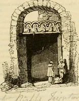 An illustration from The antiquarian itinerary, comprising specimens of architecture, monastic, castellated, and domestic; with other vestiges of antiquity in Great Britain. Accompanied with descriptions (1815)