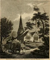 An illustration from The antiquarian itinerary, comprising specimens of architecture, monastic, castellated, and domestic; with other vestiges of antiquity in Great Britain. Accompanied with descriptions (1815)