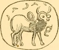 An illustration from Antique gems and rings (1872)