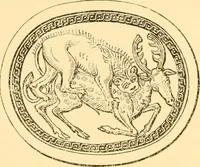 An illustration from Antique gems and rings (1872)