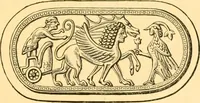 An illustration from Antique gems and rings (1872)
