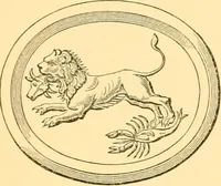 An illustration from Antique gems and rings (1872)