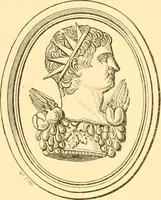 An illustration from Antique gems and rings (1872)