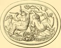 An illustration from Antique gems and rings (1872)