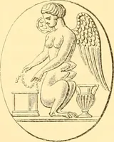 An illustration from Antique gems and rings (1872)